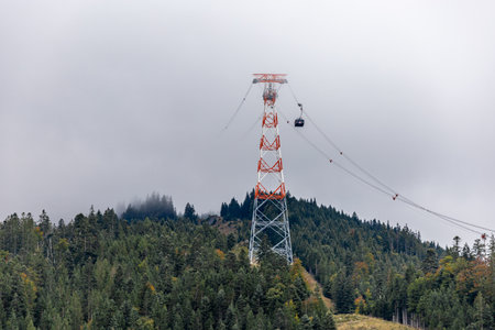 Mountain hike through the beautiful Bavarian Alps just outside Garmisch-Partenkirchen up to the...