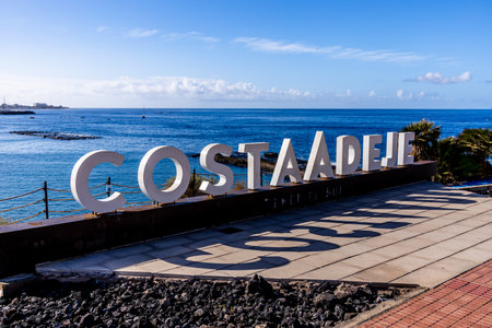 Late summer feeling on the Canary Island of Tenerife in the holiday resort of Costa Adeje - Spain