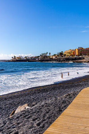 Late summer feeling on the Canary Island of Tenerife in the holiday resort of Costa Adeje - Spainの写真素材