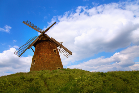Old mill on top of small hill
