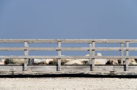 beach walkの写真素材