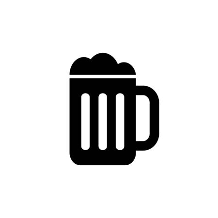 Beer icon vector. Beer Icon in trendy flat styleのイラスト素材