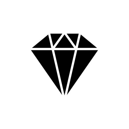 Diamond icon. Diamond vector icon. Gemstone symbolのイラスト素材