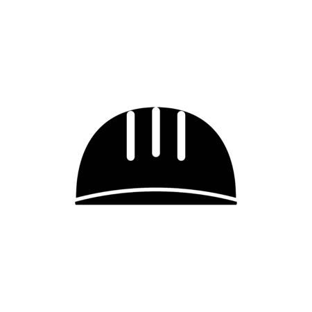 Helmet icon isolated on white background. construction helmet icon. Safety helmetのイラスト素材