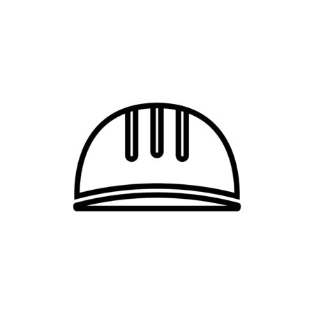 Helmet icon isolated on white background. Motorcycle helmets. Racing helmet. construction helmet icon. Safety helmet
のイラスト素材