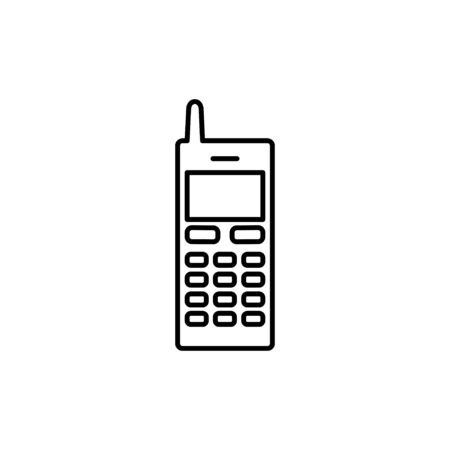 Phone icon isolated on white background. Phone vector icon. Mobile phone. Telephone icon. Cellphone
のイラスト素材