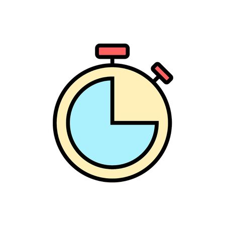 Clock icon isolated on white background. Time icon vector. Clock vector icon
のイラスト素材
