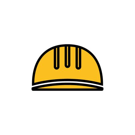 Helmet icon isolated on white background. Motorcycle helmets. Racing helmet. construction helmet icon. Safety helmetのイラスト素材