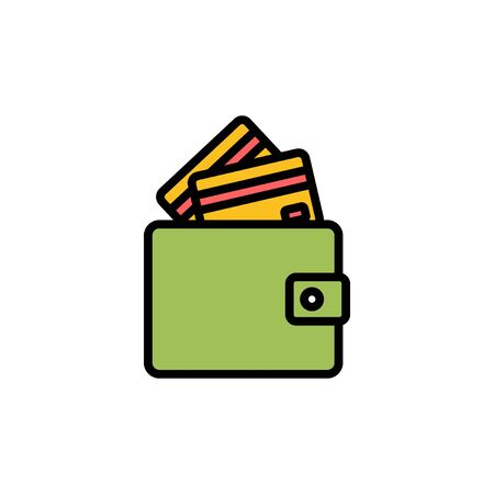 Wallet Icon in trendy flat style isolated on white background. money wallet icon
のイラスト素材