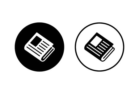Newspaper icons set on white background. news paper icon vector
のイラスト素材