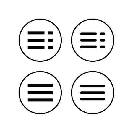 Menu Icons set. web menu iconのイラスト素材