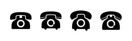 Telephone icons set. Phone icon vector.Â Call icon vector.のイラスト素材