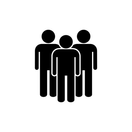 people icon isolated on white background. person icon. User vector iconのイラスト素材