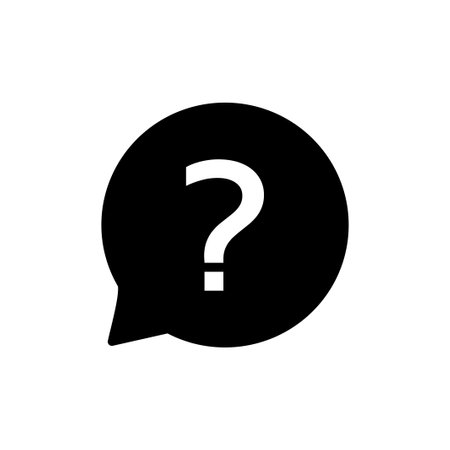 Question Icon isolated on white background. Question mark sign. help icon. Faqのイラスト素材