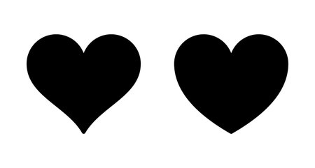 Heart icon vector isolated on white background. Heart vector icon. Like icon vector. Loveのイラスト素材