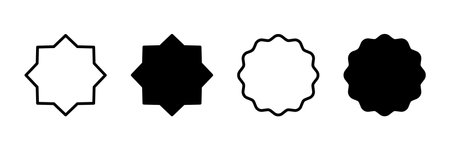 Badge icon vector isolated on white background. Awards icon. Achieve. Stampのイラスト素材