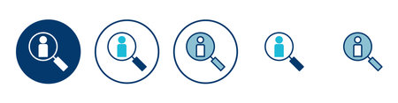 Hiring icon vector isolated on white background. Human resources concept. Recruitment. Search job vacancy icon. Hire. Find people iconのイラスト素材