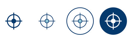 Target icon vector isolated on white background. Target vector icon. goal icon. marketing target....