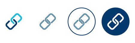 External link symbol icon vector. Link icon isolated on white background. Link vector icon....
