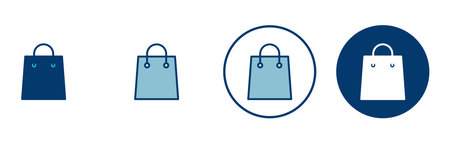 Shopping bag icon vector isolated on white background. Shopping bag vector icon. Basket iconのイラスト素材