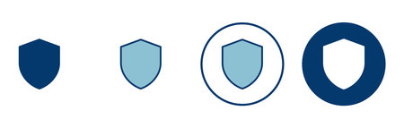 Shield vector vector icon isolated on white background. Protection icon vector. Security vector icon