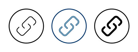 External link symbol icon vector. Link icon isolated on white background. Link vector icon....