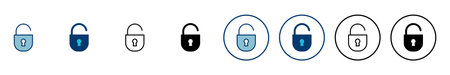 Lock icon vector isolated on white background. Encryption icon. Security symbol. Secure. Private