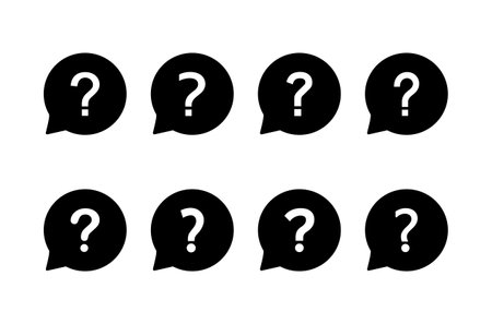 Question Icon vector isolated on white background. Question mark sign. help icon. Faq