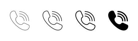 Call icon vector isolated on white background. Phone icon vector. mobile phone. telephone iconのイラスト素材