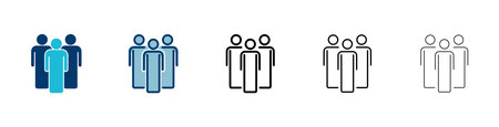 people icon vector isolated on white background. person icon. User vector icon