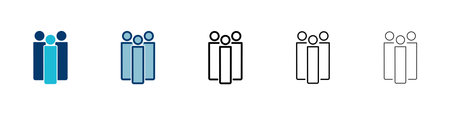 people icon vector isolated on white background. person icon. User vector icon
