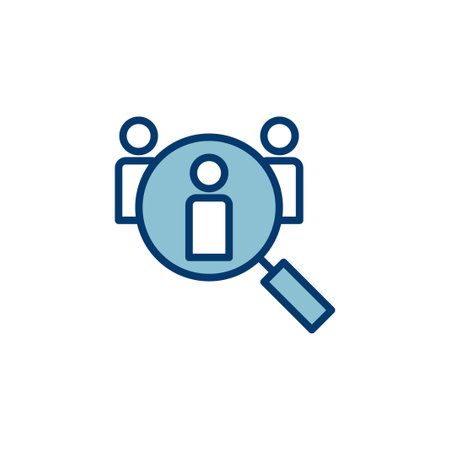 Hiring icon vector isolated on white background. Human resources concept. Recruitment. Search job vacancy icon. Hire. Find people iconのイラスト素材