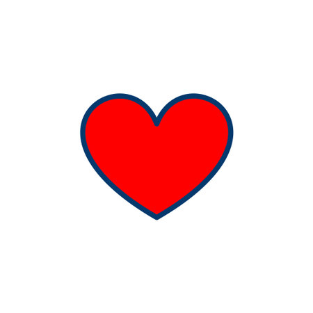 Heart icon vector isolated on white background. Heart vector icon. Like icon vector. Loveのイラスト素材