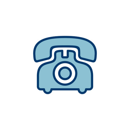Telephone icon vector isolated on white background. Phone icon vector. Call icon vector.のイラスト素材