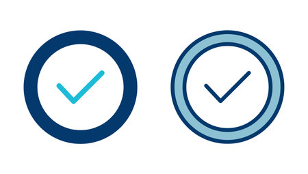 Approved icon vector isolated on white background. Certified Medal Icon vector. check markのイラスト素材