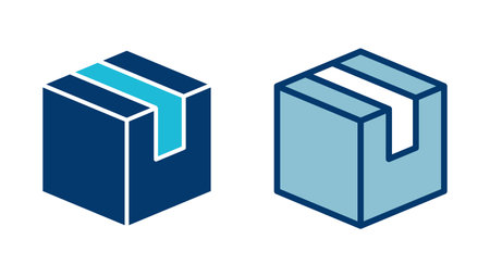 Box icon vector isolated on white background. Cardboard box, packaging open. Box vector iconのイラスト素材
