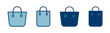 Shopping bag icon vector isolated on white background. Shopping bag vector icon. Basket iconのイラスト素材