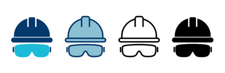 Helmet icon vector isolated on white background. Motorcycle helmets. Racing helmet. construction...