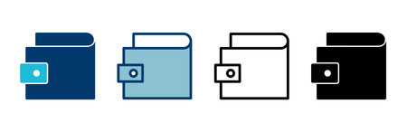 Wallet Icon vector isolated on white background. money wallet iconのイラスト素材