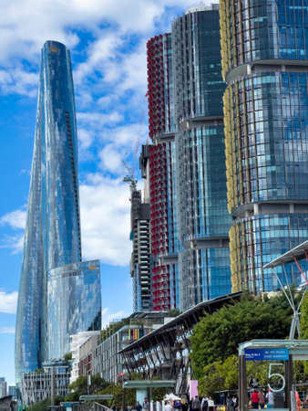 Barangaroo buildings and King Street wharf, Sydney