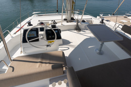 Steering wheel sailboat