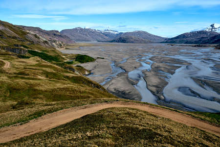 Road trip in Iceland.の写真素材