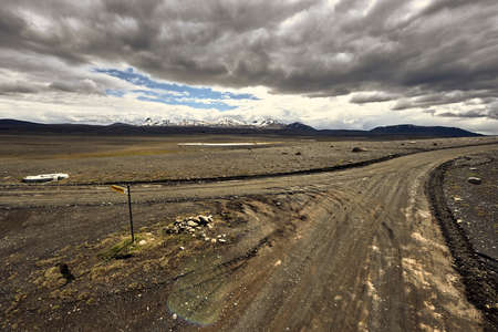 Road trip in Iceland.の写真素材