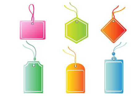   Vector set of   Price tagsのイラスト素材