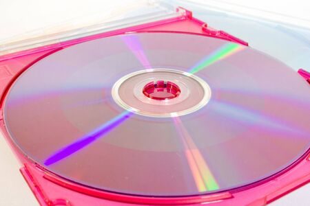 CD in the pink boxの写真素材