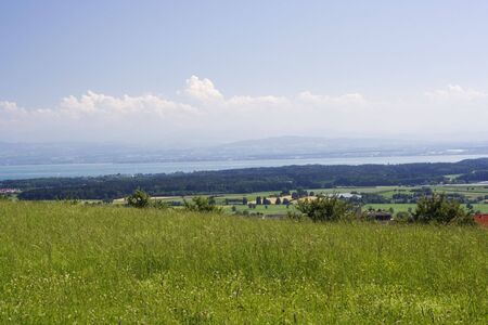 view on the lake constance in germanyの写真素材