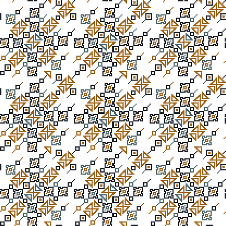 Tribal geometric trendy patternのイラスト素材