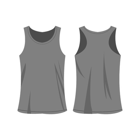 grey sport topのイラスト素材
