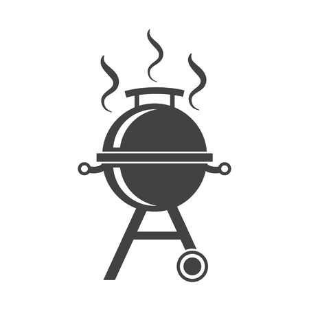 Barbecue isolated vector icon BBQのイラスト素材