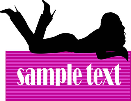 attractive young woman  のイラスト素材